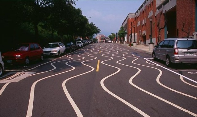 cool funny street striping