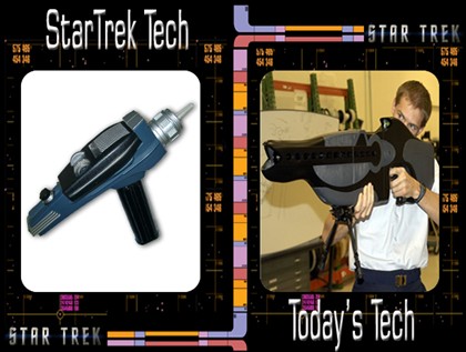 'Star Trek': Phaser versus Today: Military PHASR