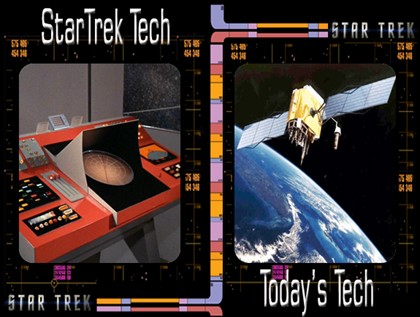 'Star Trek': Global Positioning via Transporter Console versus Today: Global Positioning System