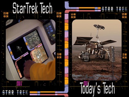 'Star Trek': Starships That Detect Signs of Life versus Today: Mars Research Spacecraft That Detect Signs of Life