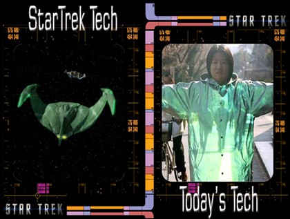'Star Trek': Cloaking Device versus Today: Prototype Cloaking Devices