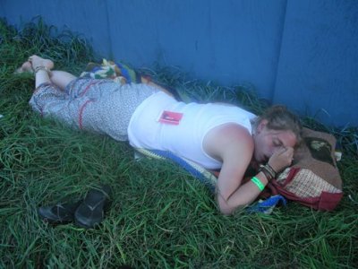 Passed out hippies