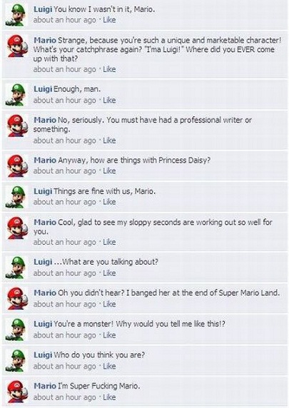 Cuz I'm Super F'n Mario!