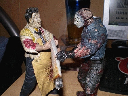 Leatherface And Jason getting stoned