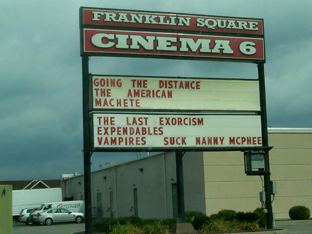 Took this photo of a local theater having a lil fun!