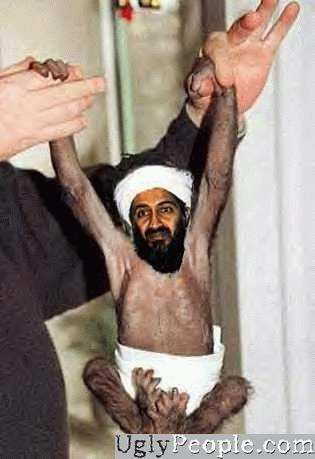Ugly People - Osama Bin Laden Monkey
