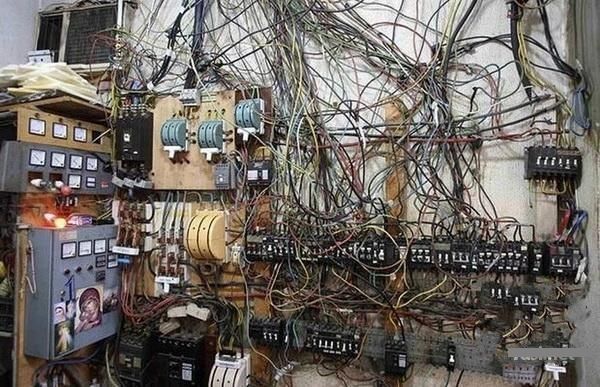 I think it's just a poor connection at one of the terminal blocks. We need to trace out a few of these wires .....