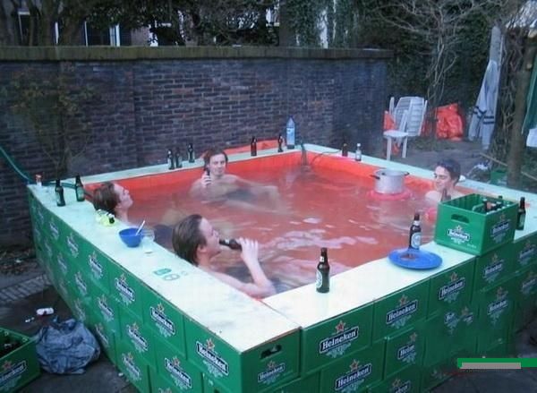 Yeah, Come on by ... check out my neighbor's new Hot Tub ...