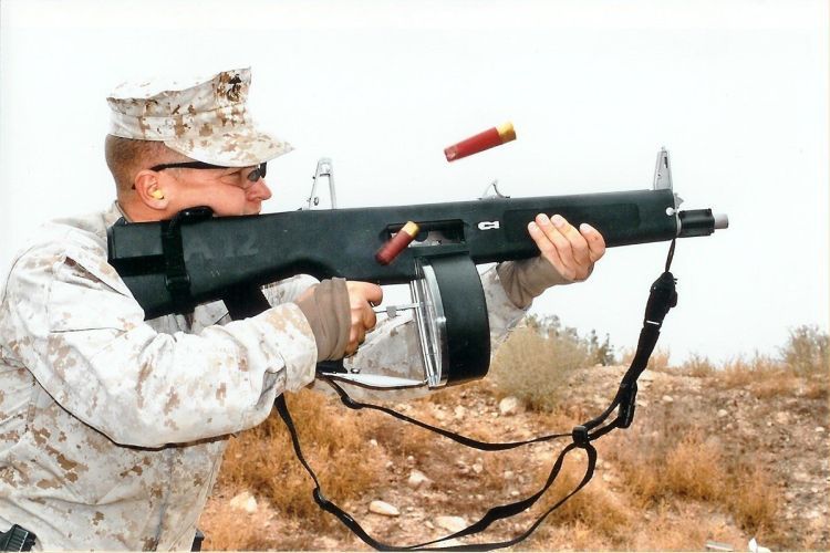 Now that's what I call a real 12 gauge automatic ...