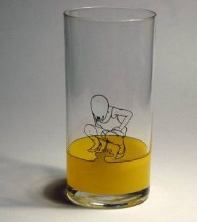 I've seen this  glass many times (but never for sale) on the Web. Just thought it was a pretty crazy item. 