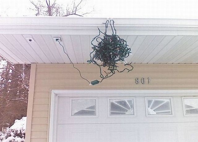 I didn't win my town's best Christmas decoration award.