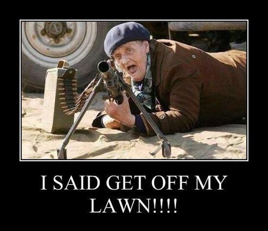 out of a grenade launcher ...