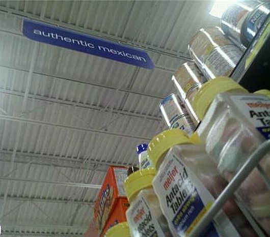 Well, at least they put it in the correct aisle.