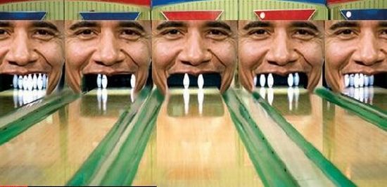 A bowling alley in Clearwater , Florida, Bowl-O-Bama, is doing record business despite a bad economy. The alley also reports a record number of 300 games.
