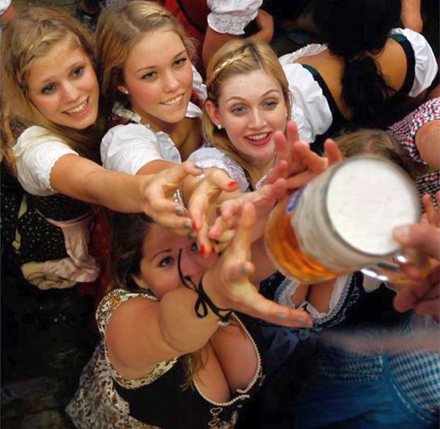 That's gotta' be Octoberfest in Germany ...