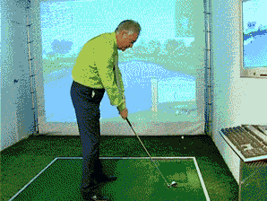 This guy desperately wants to be a GOOD GOLFER - you could say he has a DRIVING ambition.