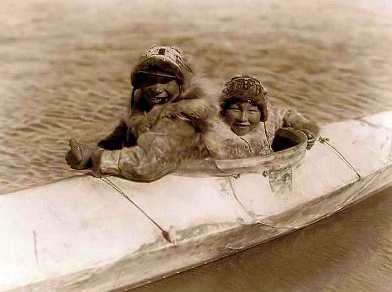 Two Eskimos sitting in a kayak were getting chilly, but when they lit a fire in the craft it sank.
This proves once and for all that you can't have your kayak and heat it, too.