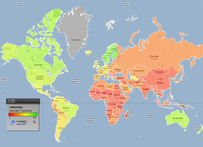World Map of Happiness