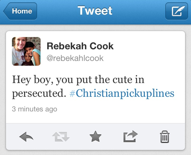 Christian Pick up lines