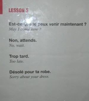 interesting french lesson