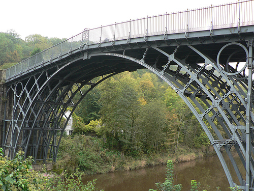 Iron Bridge: Sever river in Shropshire, England