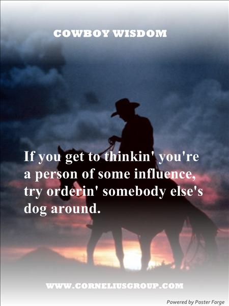 cowboy wisdom