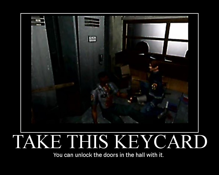 leon can now unlock the doors in the hall.