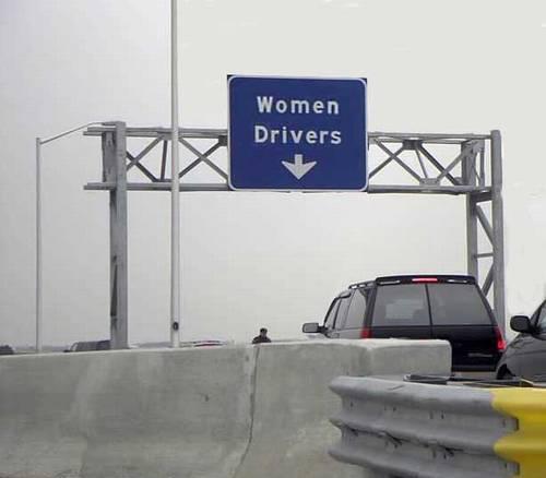 Traffic sign - Women Drivers