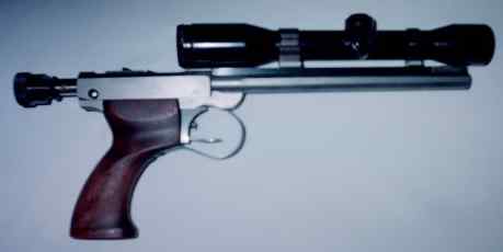 scoped pistol