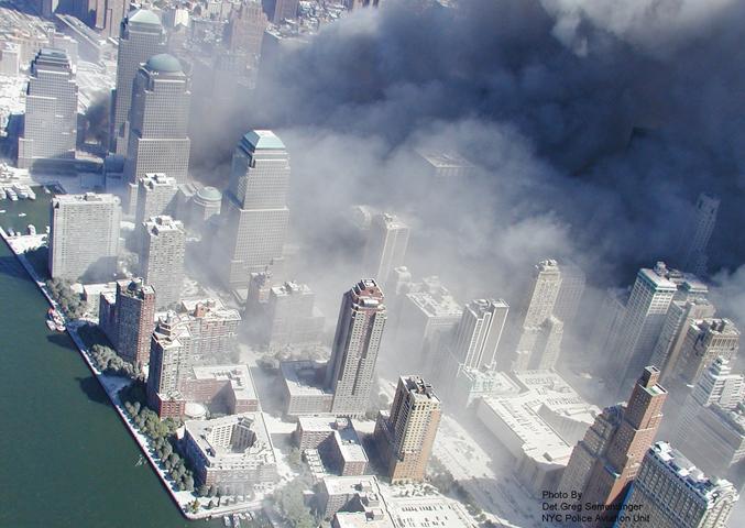 Recently released pictures from the 911 attacks