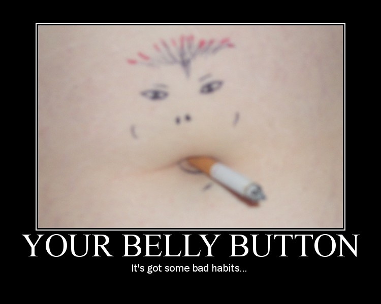 De-Motivational, Belley button pic