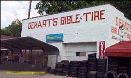 Where rednecks go to buy their bibles