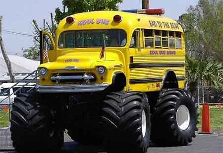 redneck school bus