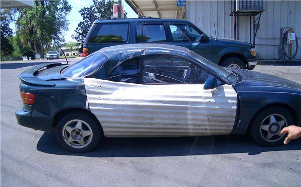 when a redneck runs out of duct tape