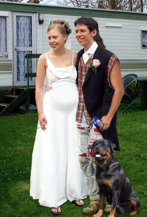 redneck wedding photo
