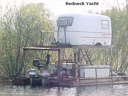 redneck houseboat