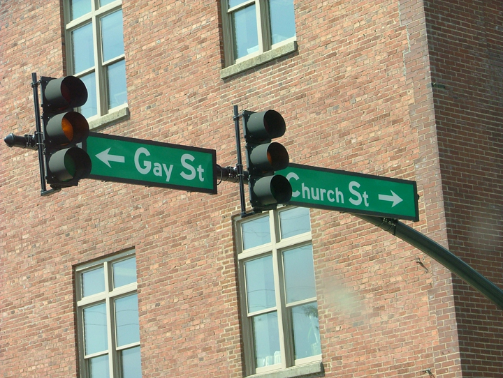 Nashville, TN- gays and church will never be together!