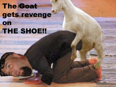The Shoe still loves goats!!