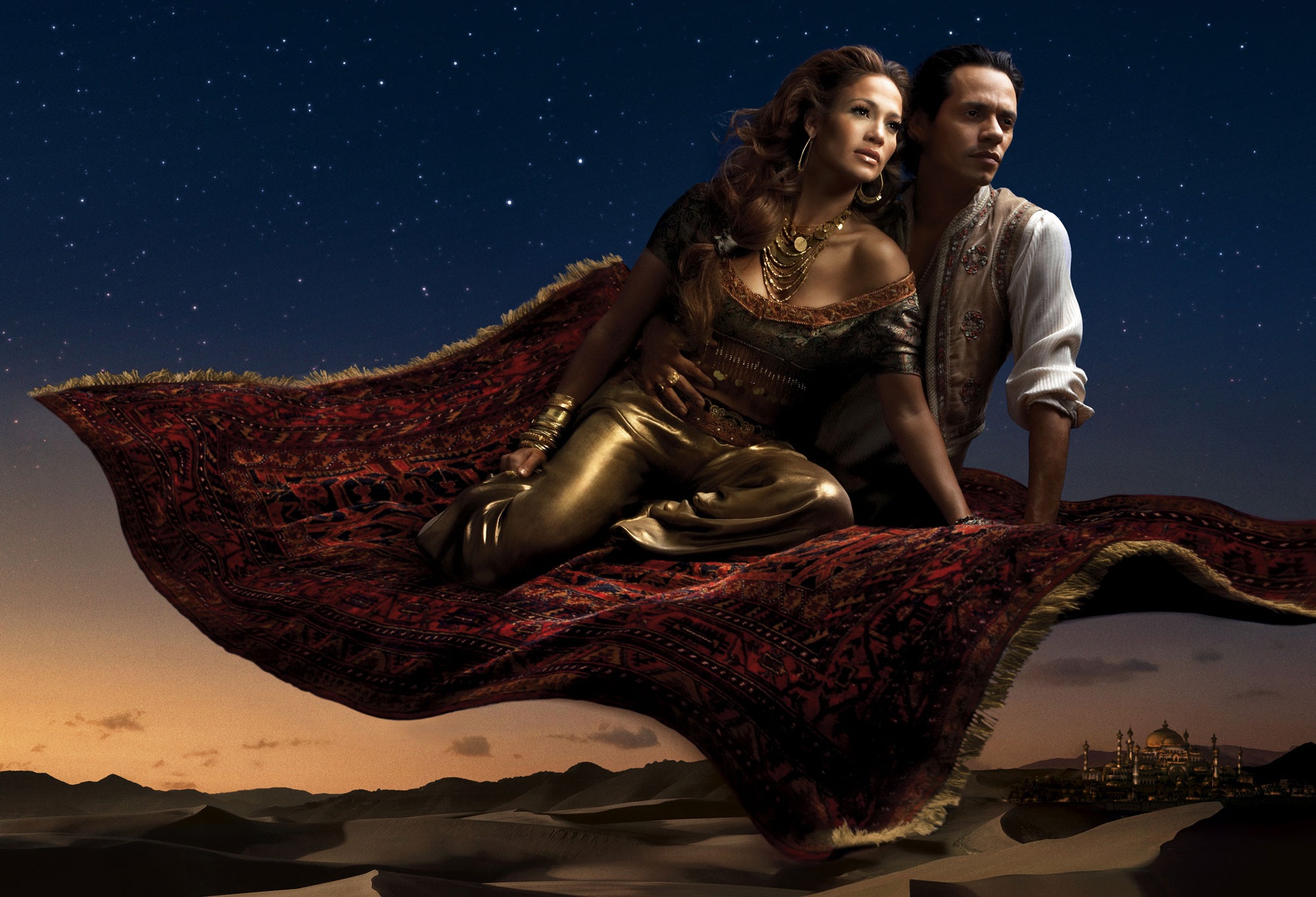 JLo and Marc Anthony- Jasmine & Aladdin