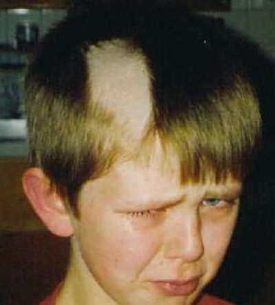 kid gets bad haircut