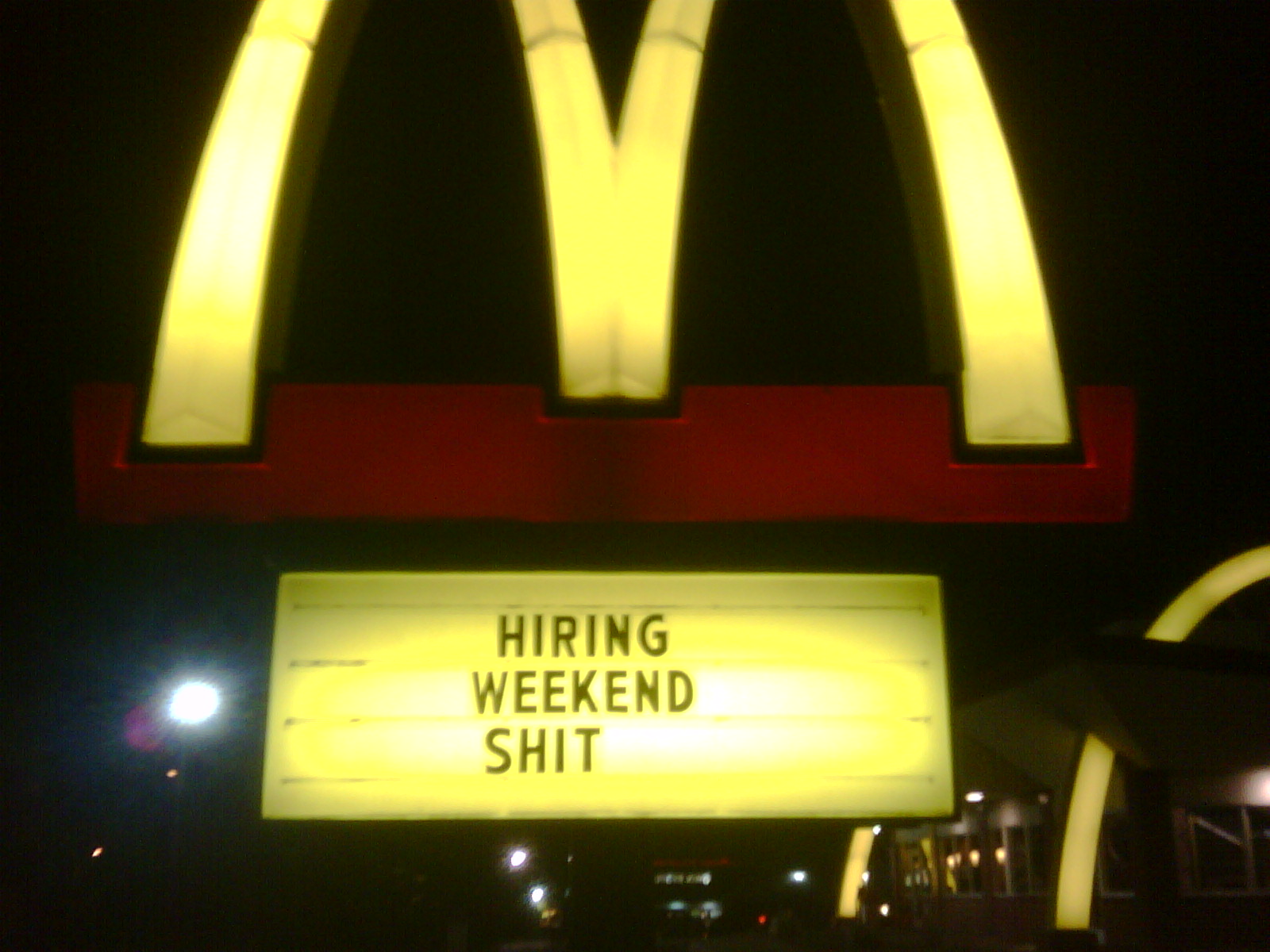Mc Donalds sign, took this in duluth minnesota
