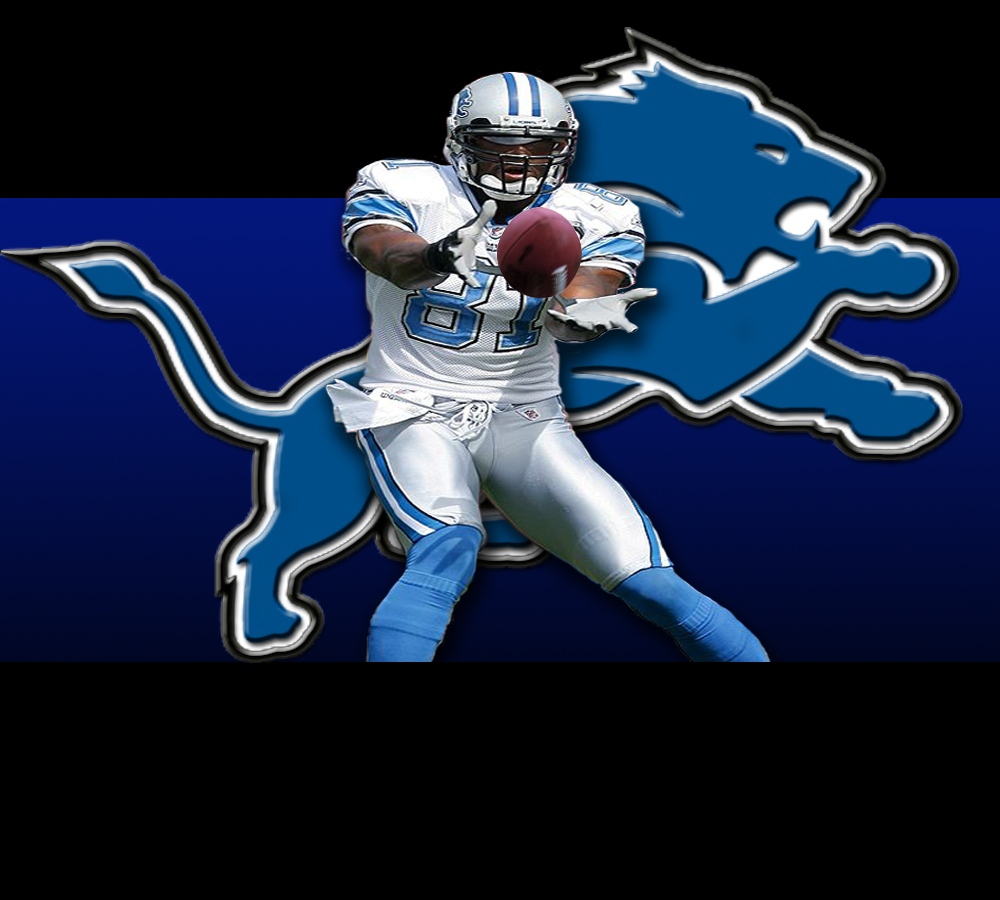 My desktop pattern design of Calvin Johnson with the new Lions Logo in the background.  Lions fans both of us should like it.