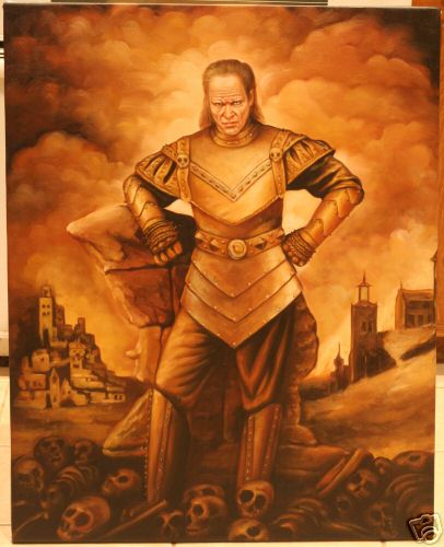 Vigo the Carpathian More like Vigo the pedaphile in ghost busters. trying to fuck Oscar that poor little baby .