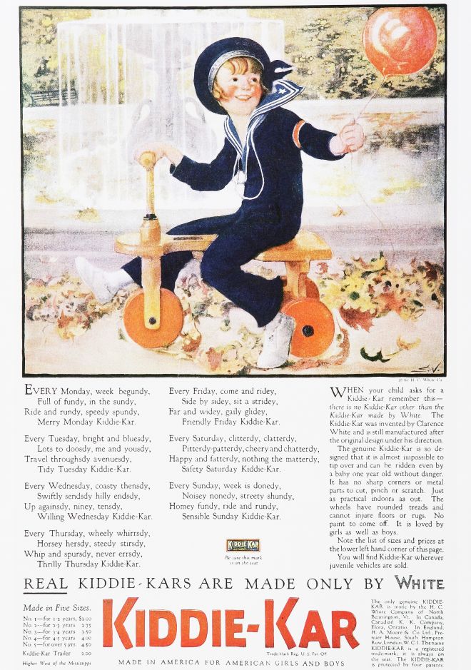 Toy advertisements of the 1920s