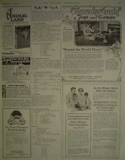 Toy advertisements of the 1920s