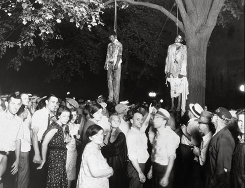 The lynching of young blacks