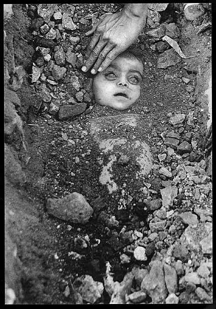 unknown child buried