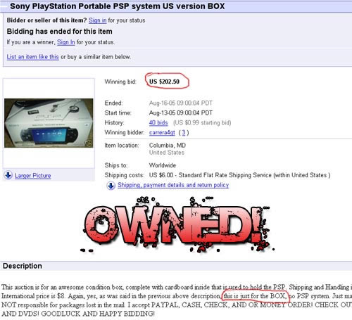 This guy paid way too much on Ebay