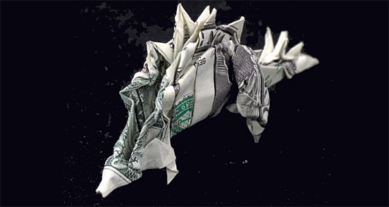One Dollar Stegosaurus