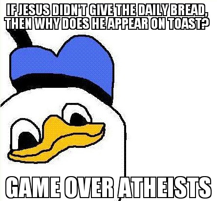 Game over Atheists...